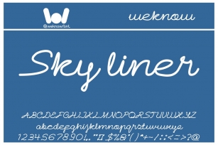 Sky Liner Font Download