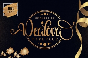 Dealova Script Font Font Download