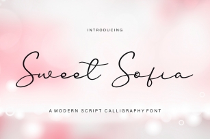 Sweet Sofia Font Download