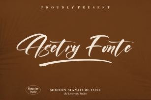Asetry Fonte Font Download