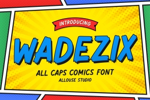 Wadezix A All Caps Comics Font Download