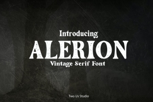 Alerion - Vintage Serif Font Font Download