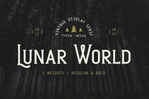 Lunar World - Classic Vintage Display Serif Font Download