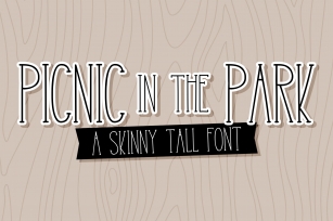 Picnic In The Park Font Download