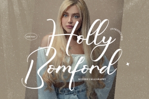 Holly Bomford Font Download