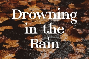 Drowning in the Rain Font Download
