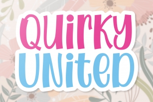 Quirky United Font Download