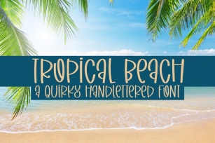 Tropical Beach Font Download