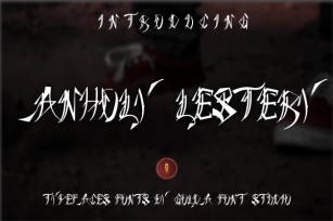 ANHOLY LESTERY Font Download