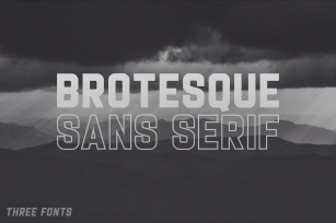 Brotesque Sans Serif Font Download