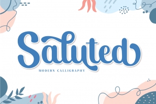 Saluted Font Download