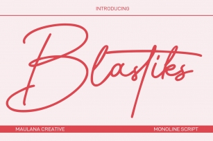 Blastiks Signature Font Download