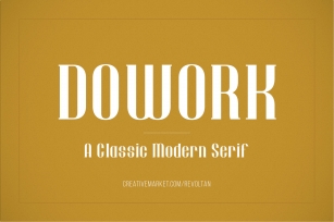 Dowork Font Download