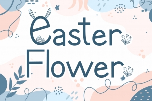 Easter Flower Font Download