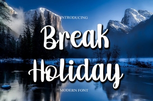 Break Holiday Font Download