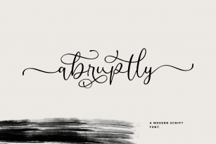 Abruptly Font Download