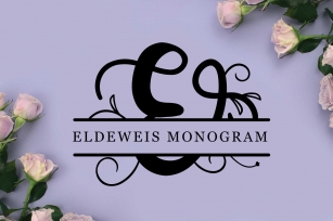 Eldeweis Monogram Font Download