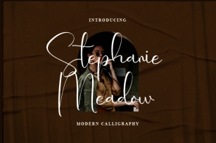 Stephanie Meadow Font Download