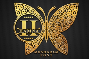 Hamna Monogram Font Download