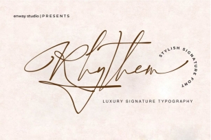 Rhythem Signature Font Download