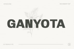Ganyota Font Download