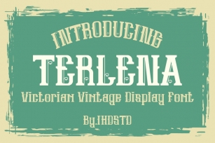 Terlena Victorian Vintage Display Font Font Download