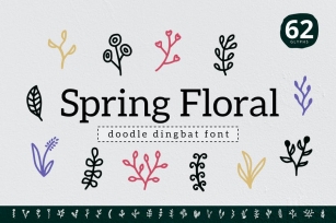 Spring Floral Dingbat Font Download