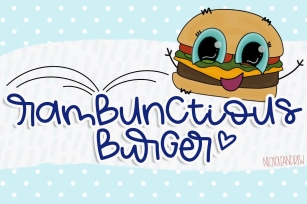 Rambunctious Burger Handwritten Font Download