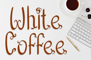 White Coffee Font Download