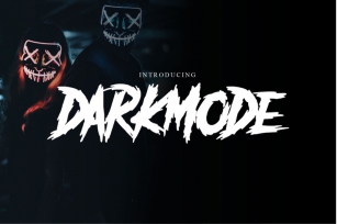 Darkmode  Horror Gothic Typeface Font Download