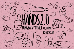 Hands 2.0 Font Download
