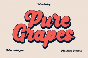 Pure Grapes Font Download