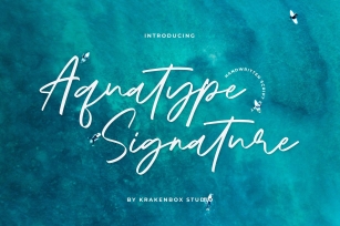 Aquatype Signature Font Download