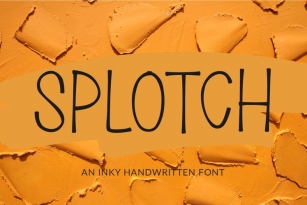 Splotch Font Download