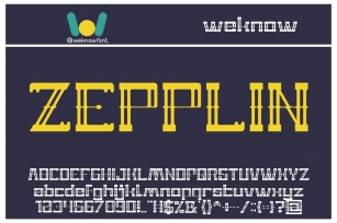 Zeppelin Font Download