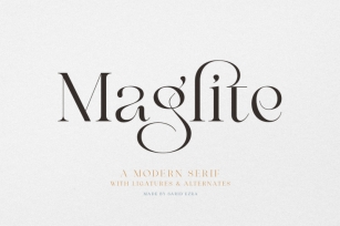 Maglite - Modern Ligature Serif Font Download