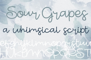 PN Sour Grapes Font Download