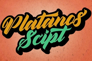 Platanos Script Font Download