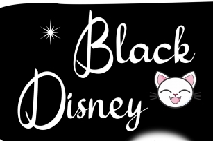 Black Disney Font Download