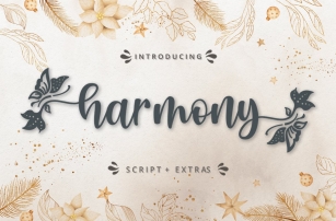 Harmony Script Plus Extras Font Download