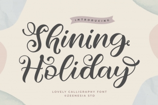 Shining Holiday Font Download