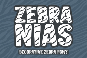 Zebra Nias Font Download