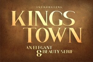 Kings Town Font Download