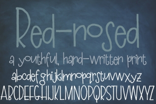 PN Red-Nosed Font Download