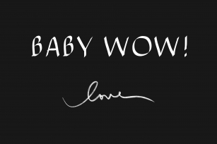Baby Wow Font Download