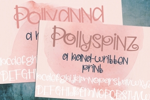 PN Pollyana and Pollyspinz Font Download