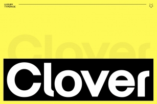 Clover Display Typeface Font Download