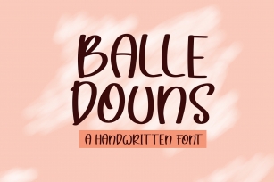 Balle Douns Font Download