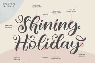 Shining Holiday O Font Download