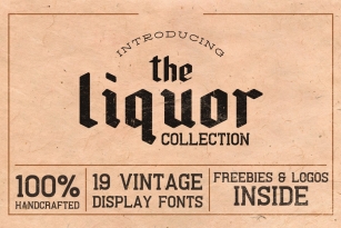 Liquor Collection Font Download